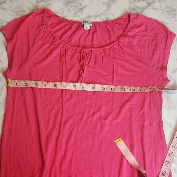 Old Navy Pink Blouse Top - Picture 7 of 8